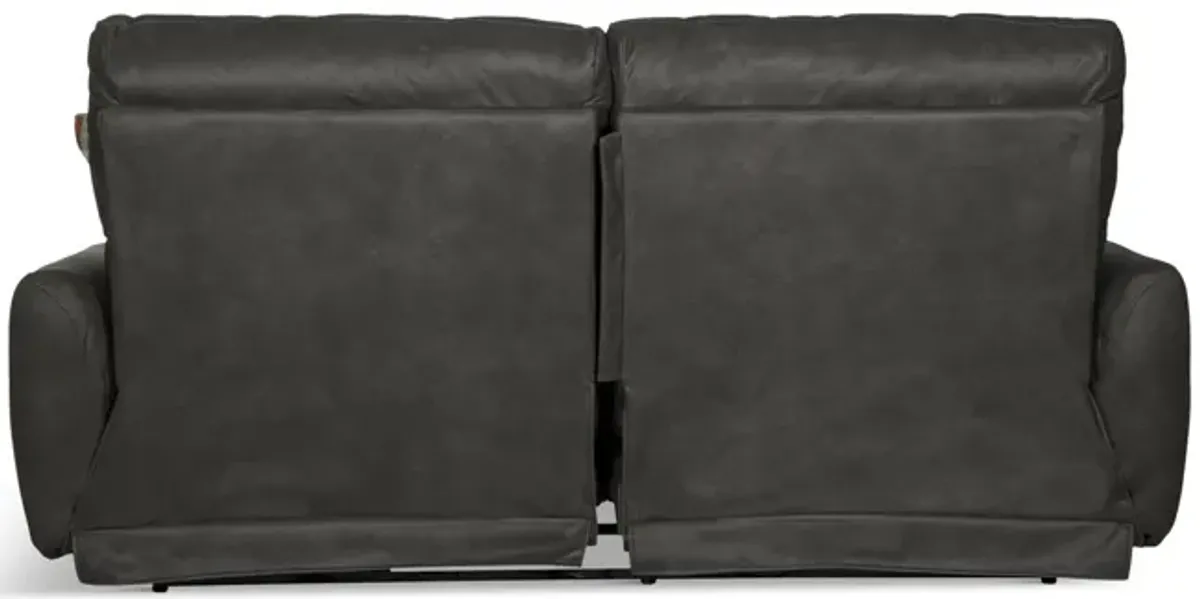 Bronx Reclining Sofa - Charcoal