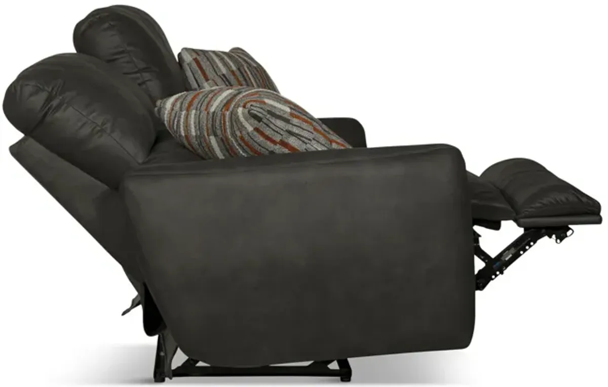 Bronx Reclining Sofa - Charcoal