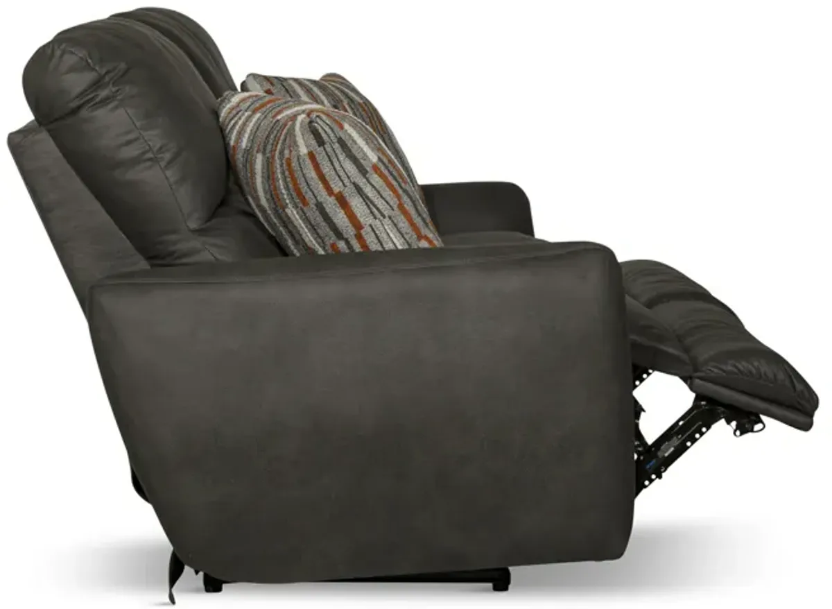 Bronx Reclining Sofa - Charcoal