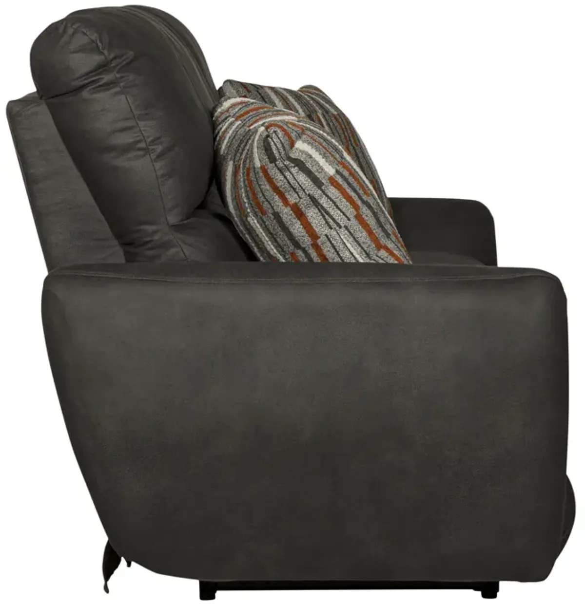 Bronx Reclining Sofa - Charcoal