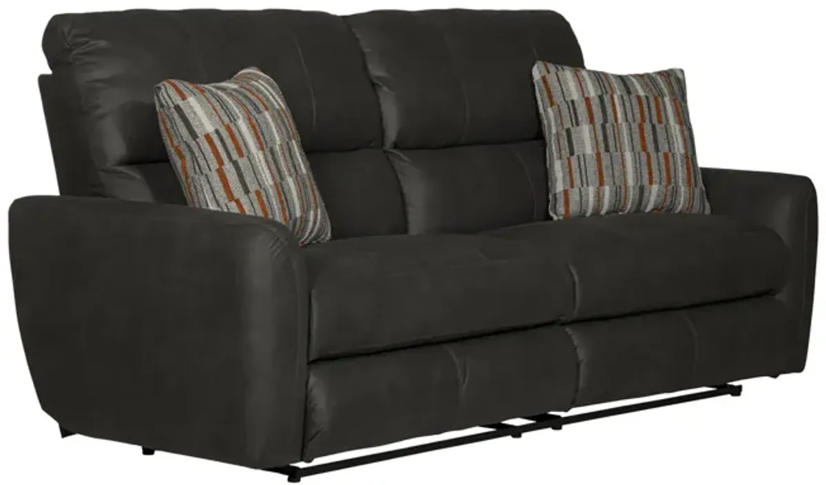 Bronx Reclining Sofa - Charcoal