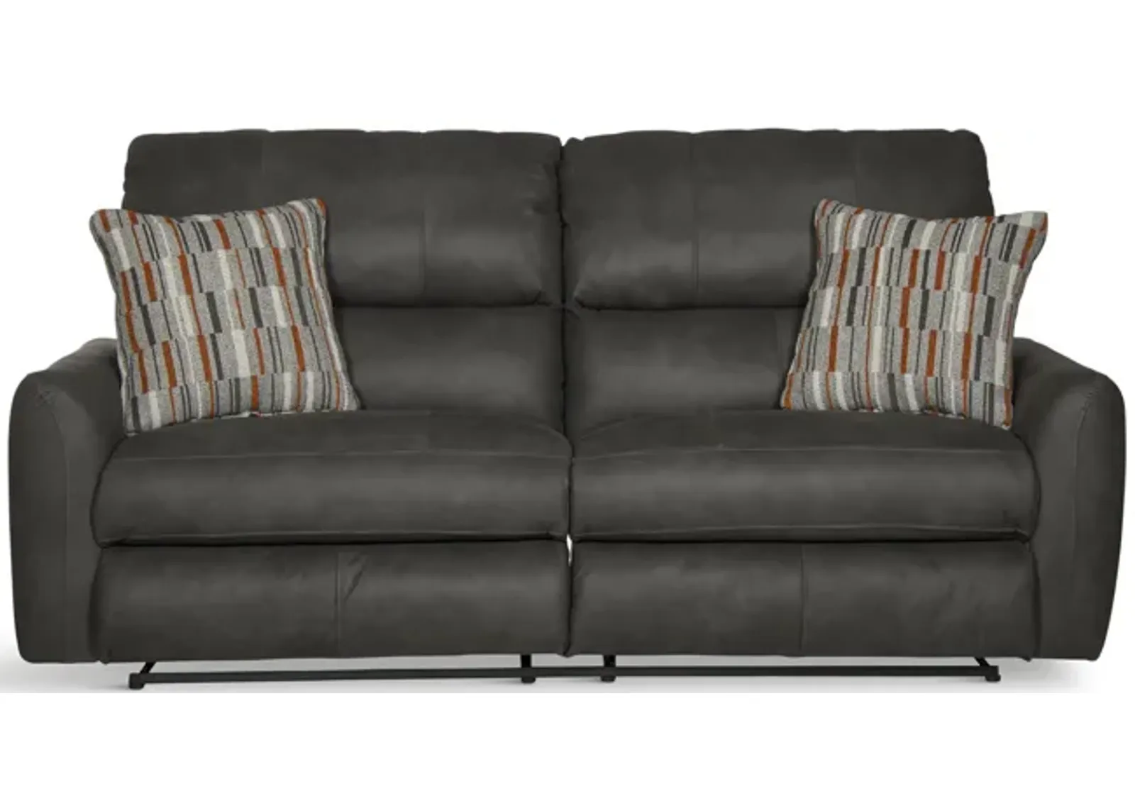 Bronx Reclining Sofa - Charcoal