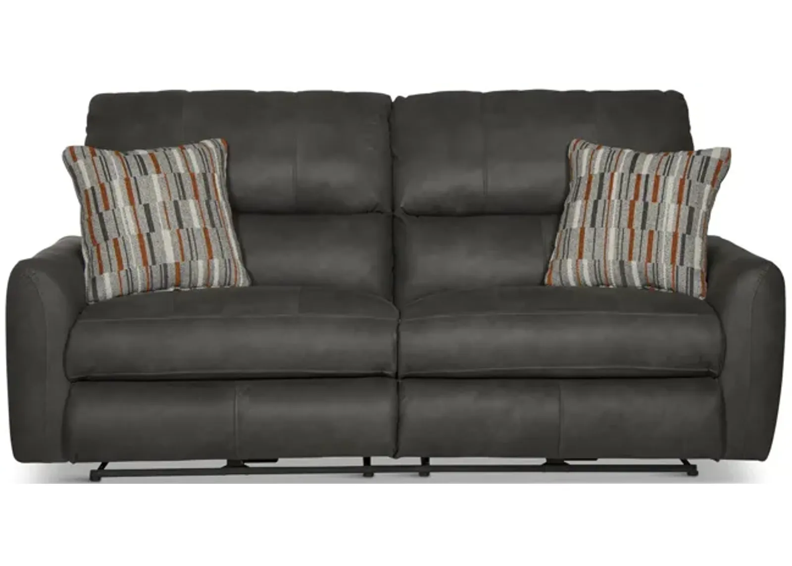 Bronx Power Reclining Sofa - Charcoal