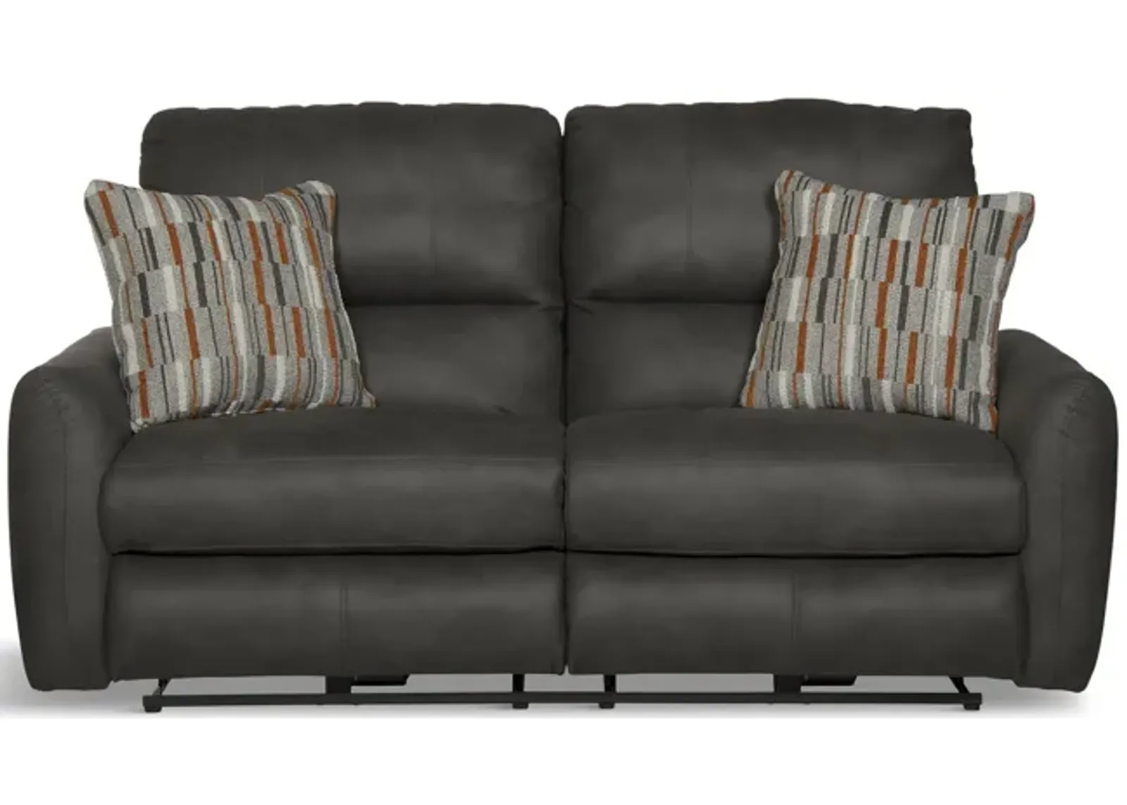 Bronx Power Reclining Loveseat - Charcoal