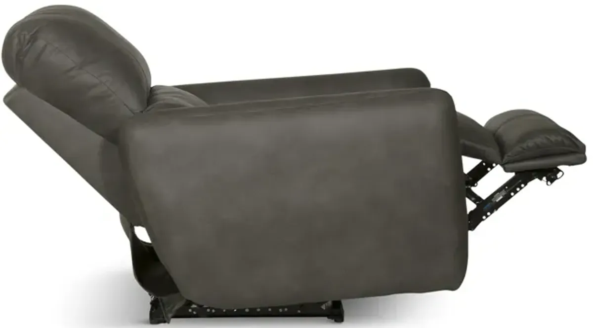 Bronx Power Recliner - Charcoal