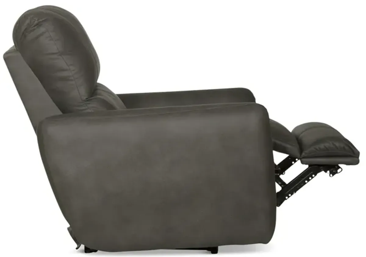 Bronx Power Recliner - Charcoal