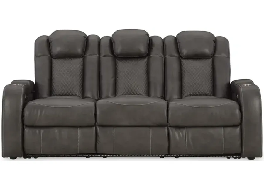 Astro Power Reclining Sofa - Shadow