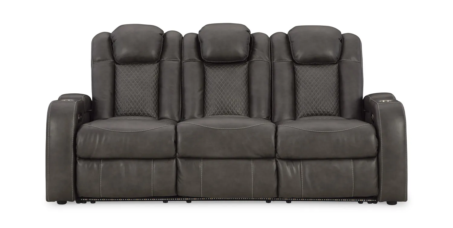 Astro Power Reclining Sofa - Shadow