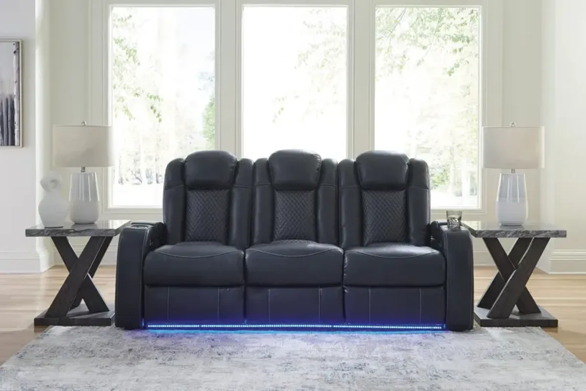 Astro Power Reclining Sofa - Sapphire