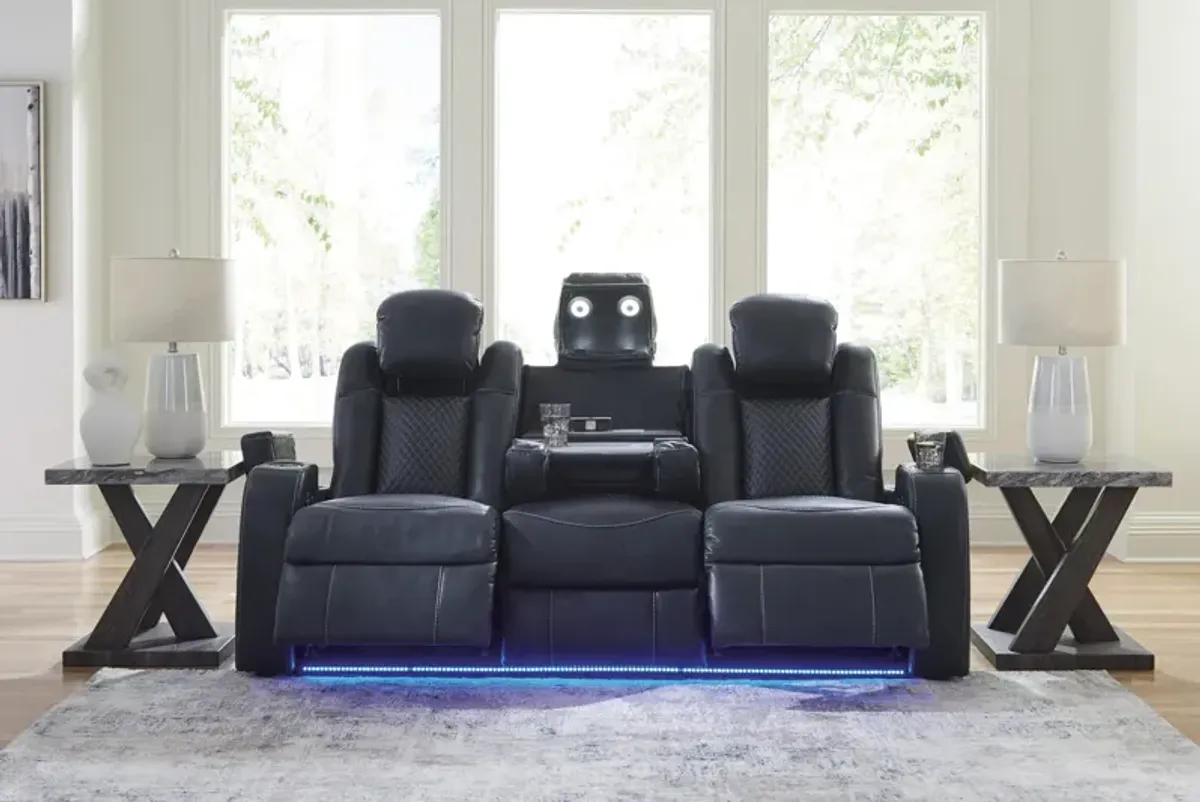 Astro Power Reclining Sofa - Sapphire