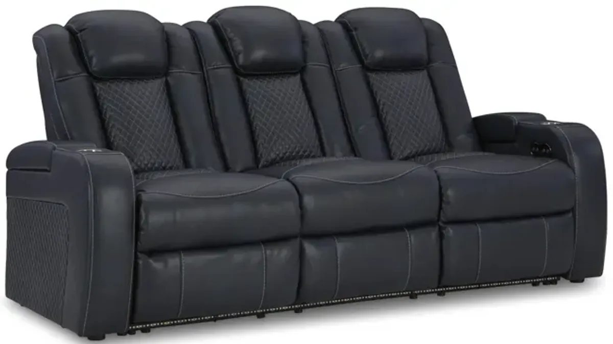 Astro Power Reclining Sofa - Sapphire