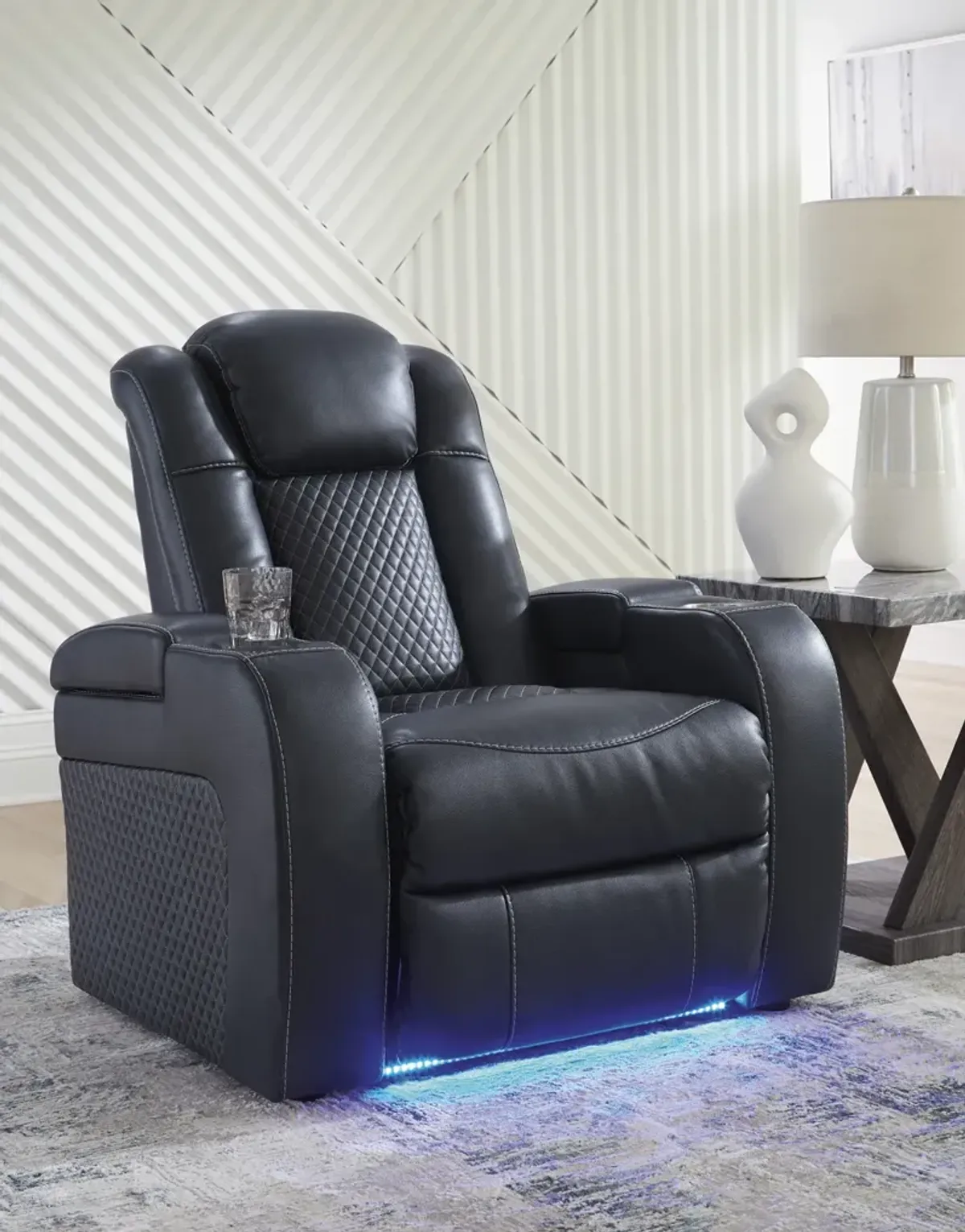 Astro Power Recliner - Sapphire