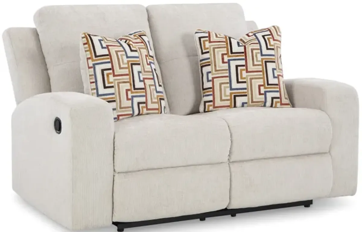 Malone Reclining Loveseat - Stone