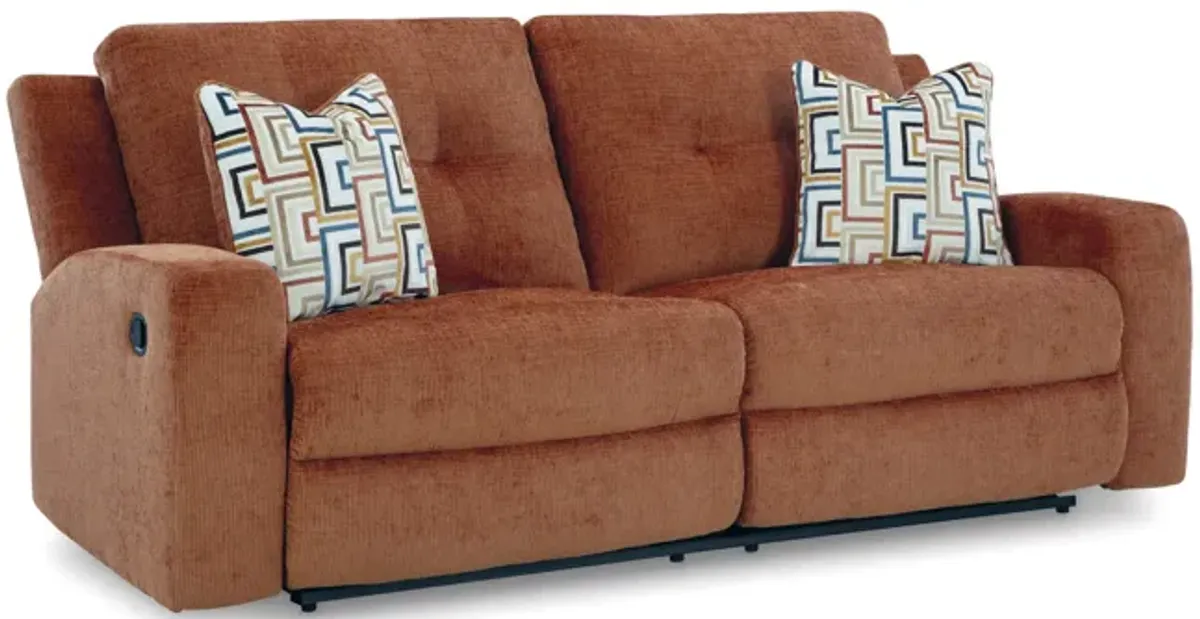 Malone Reclining Sofa - Spice