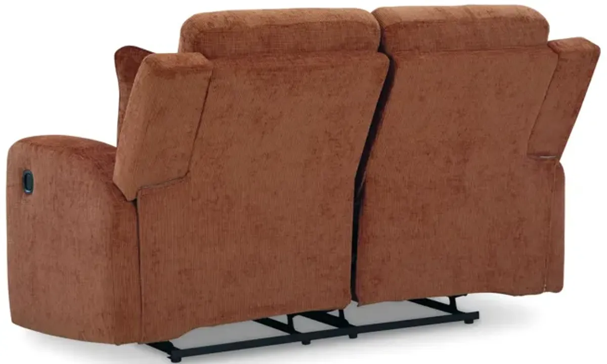 Malone Reclining Loveseat - Spice