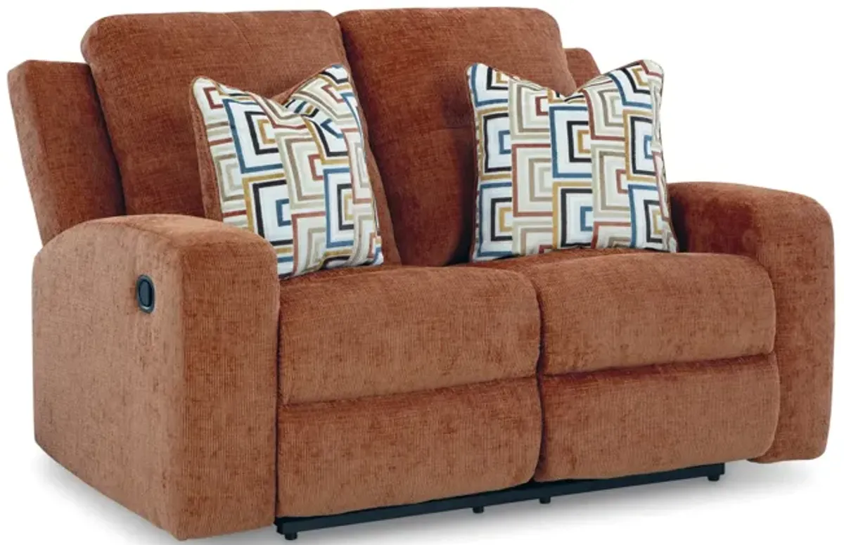 Malone Reclining Loveseat - Spice