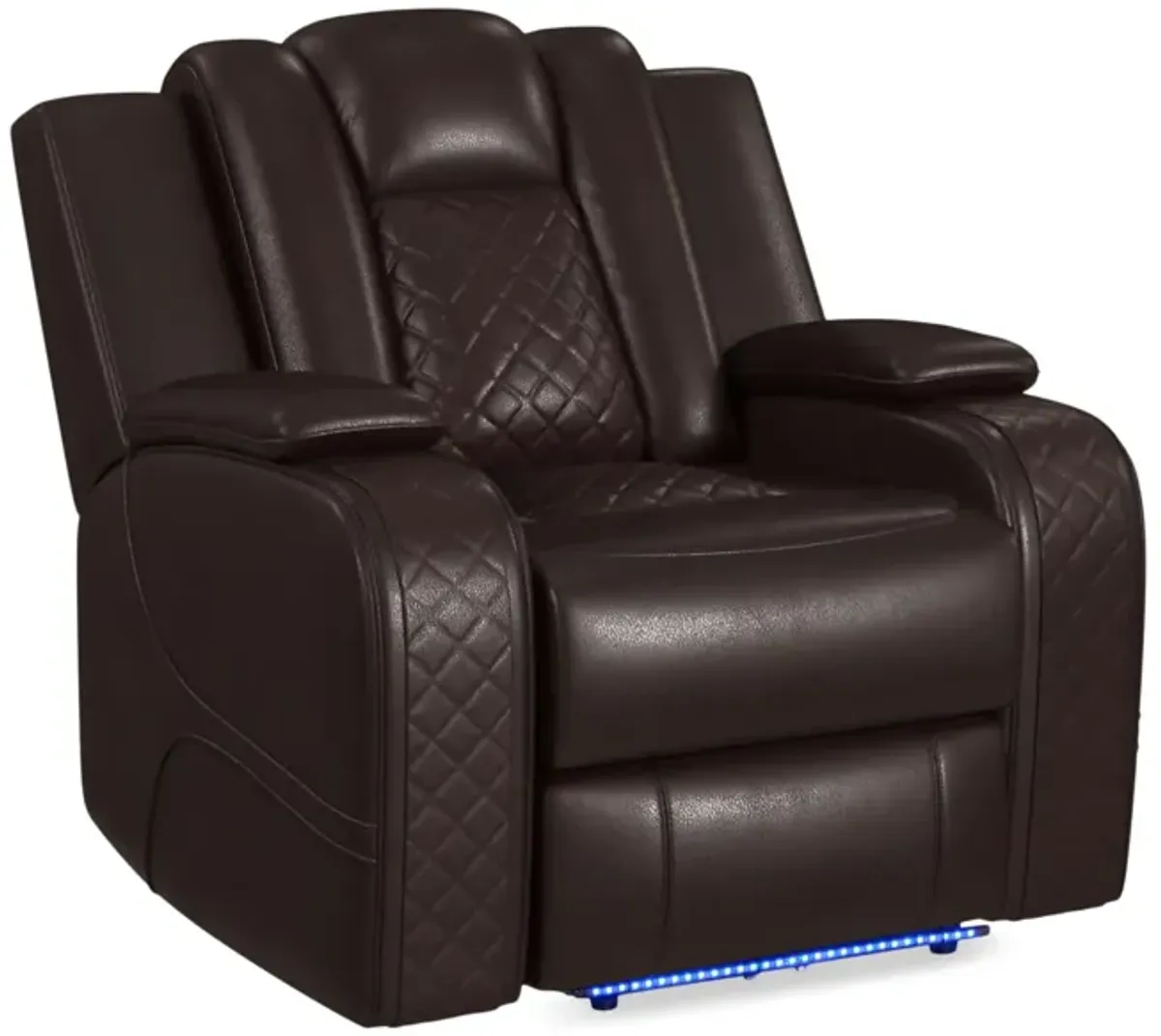 Cypress Power Recliner - Brown