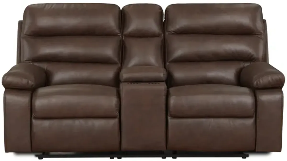 Webster Reclining Loveseat With Console