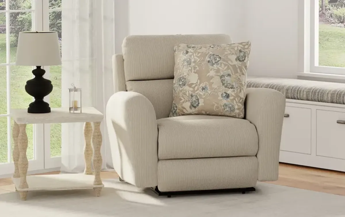 Oakley Power Recliner - Linen