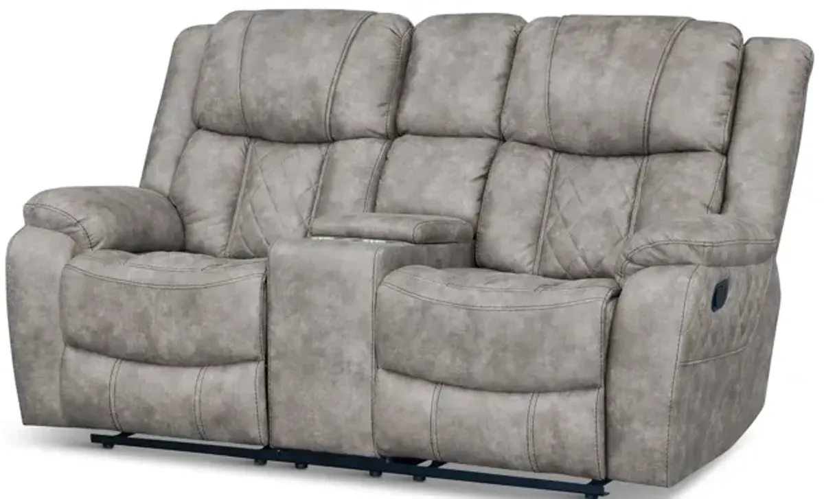 Ashby Reclining Loveseat With Console
