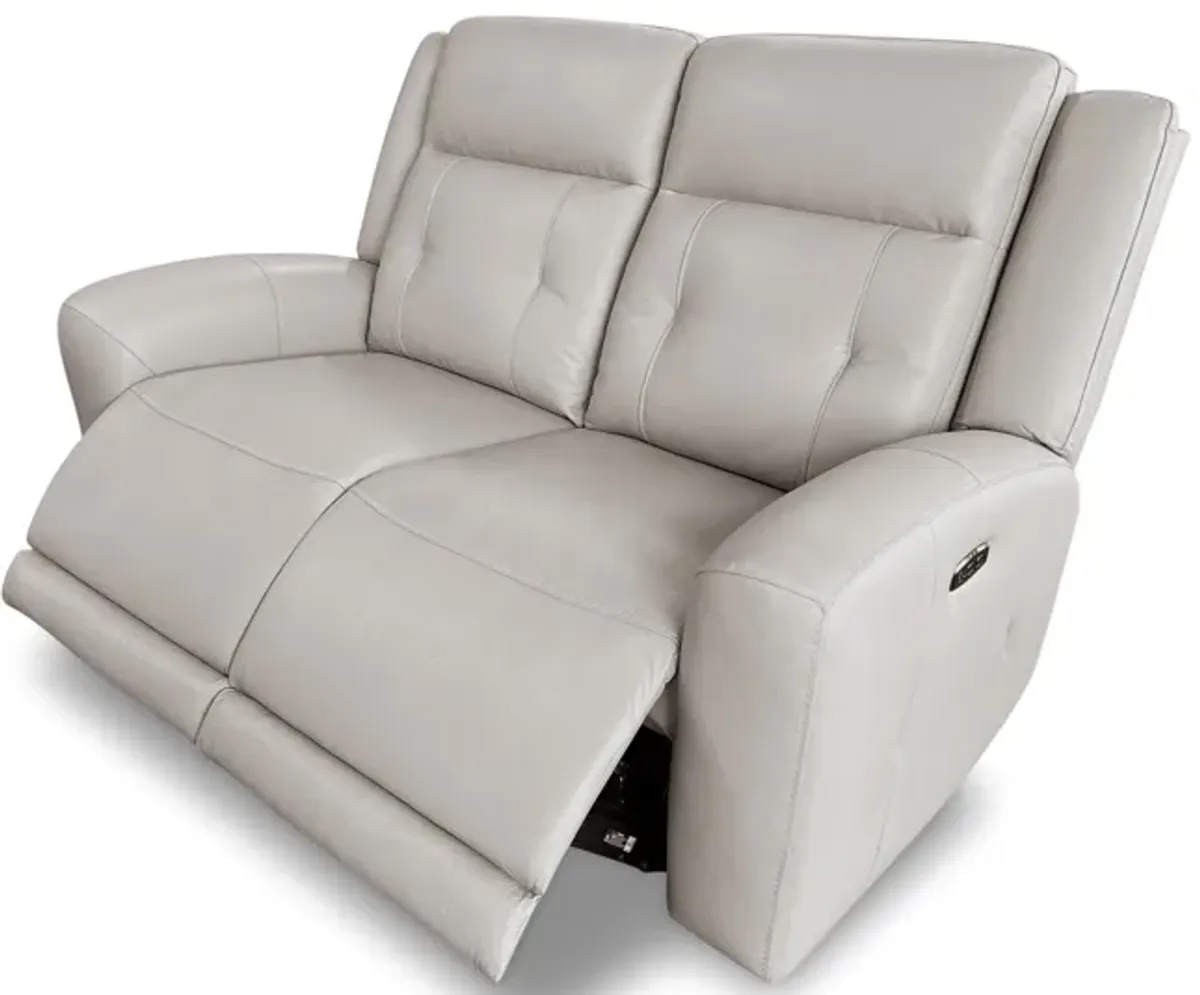 Nina Leather Power Reclining Loveseat