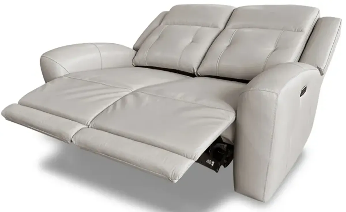 Nina Leather Power Reclining Loveseat