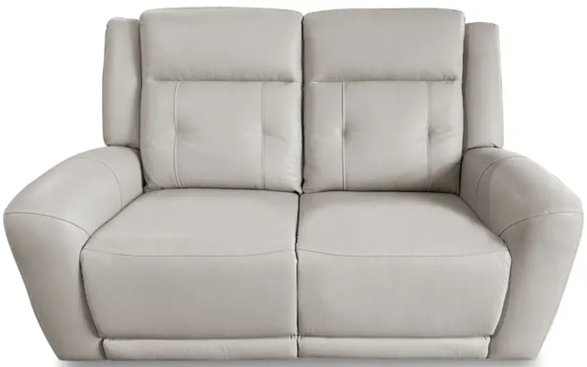 Nina Leather Power Reclining Loveseat