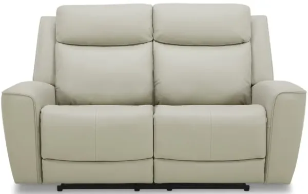 Fenton Leather Power Reclining Loveseat