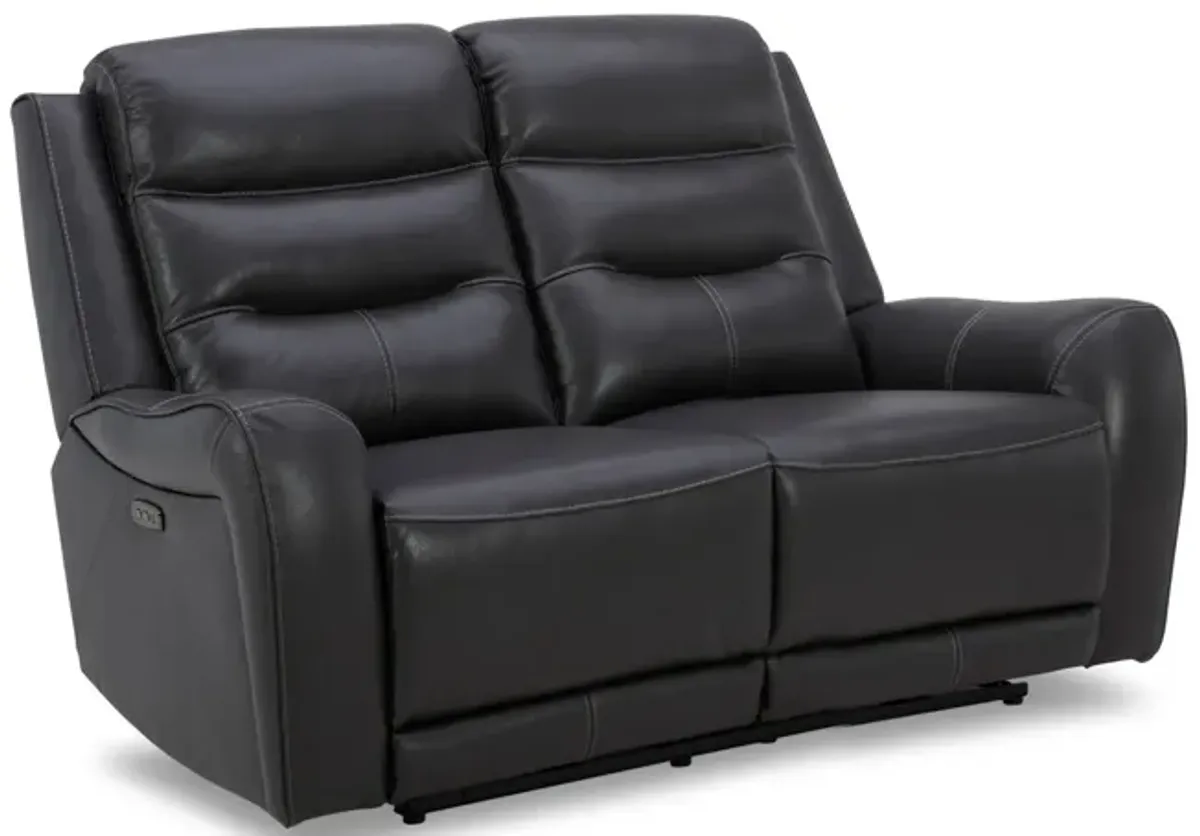 Steven Leather Power Reclining Loveseat