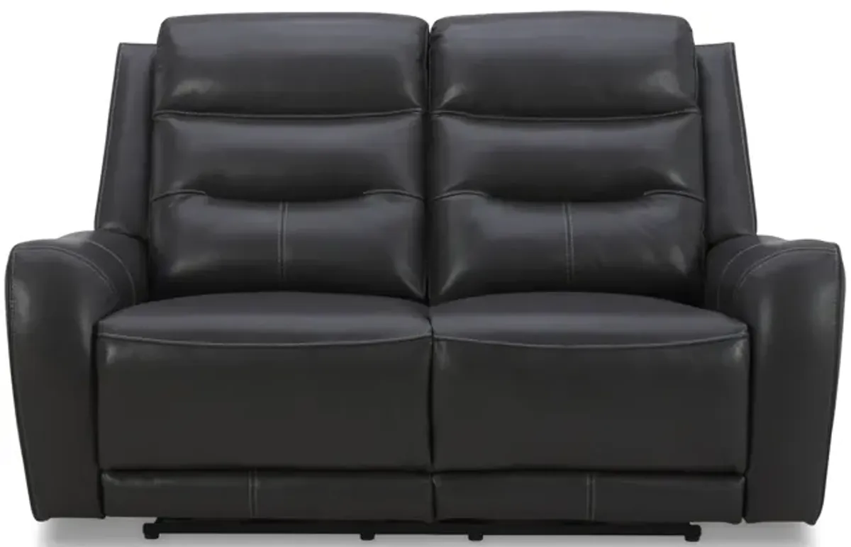 Steven Leather Power Reclining Loveseat