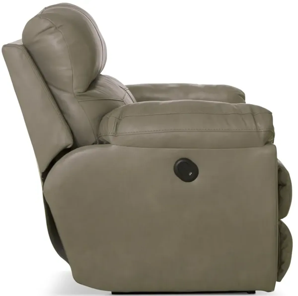 Watson Leather Power Loveseat - Putty