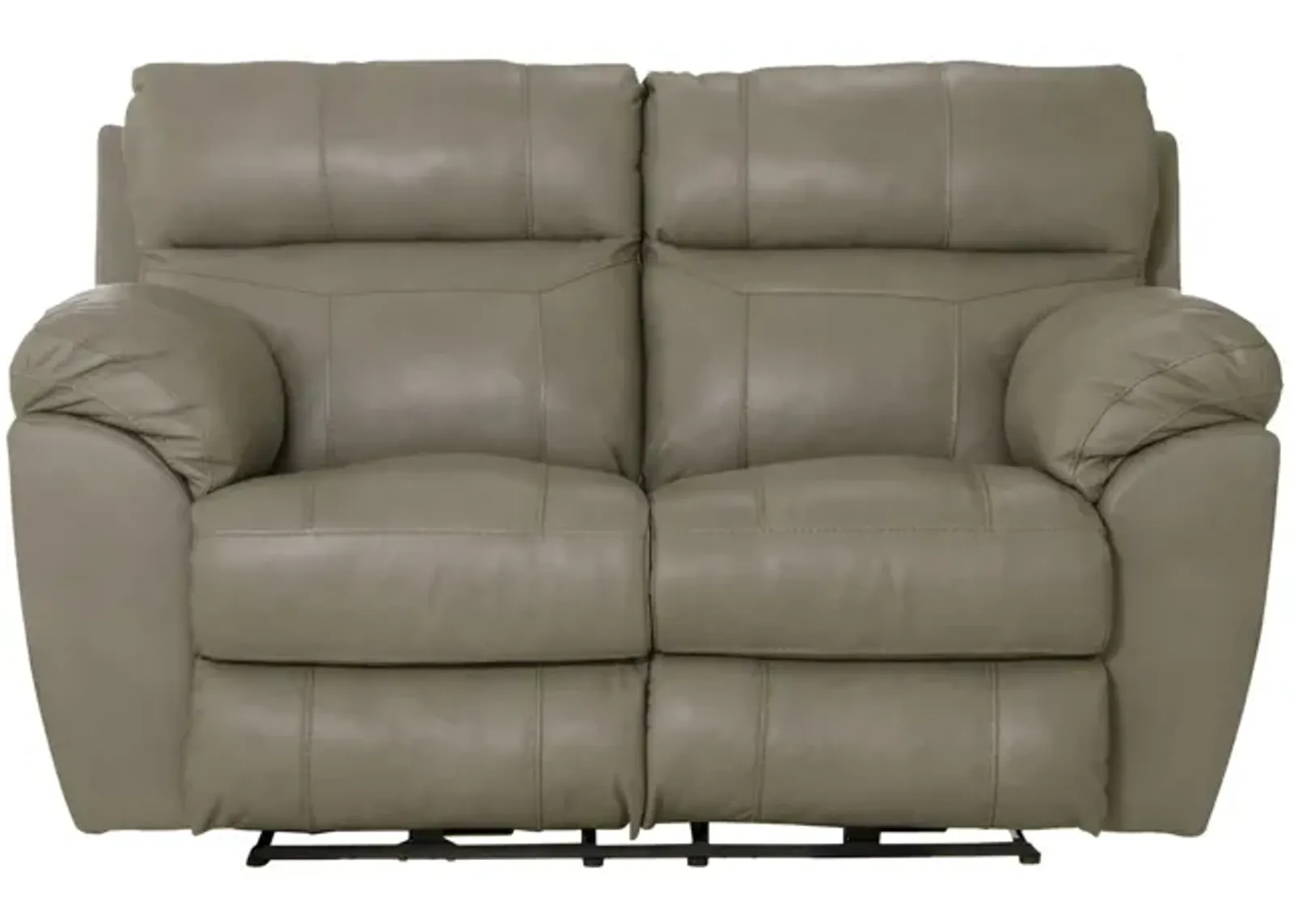 Watson Leather Power Loveseat - Putty