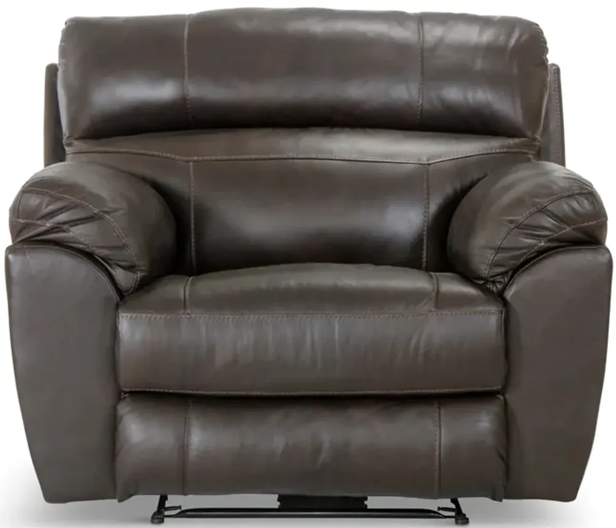 Watson Leather Power Recliner - Chocolate