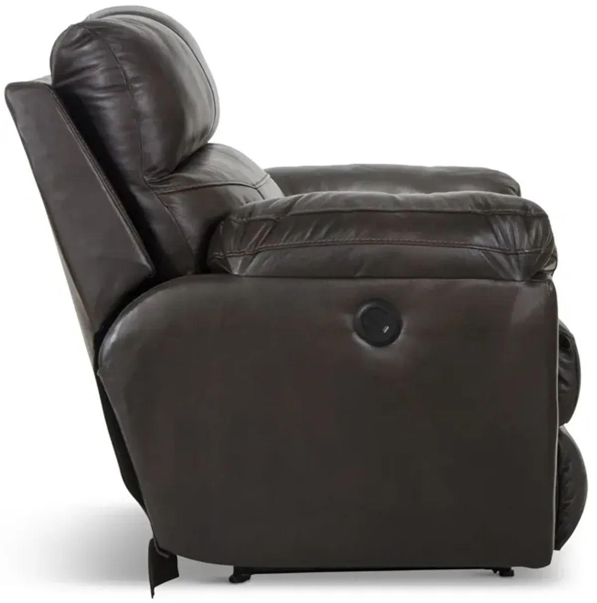 Watson Leather Power Recliner - Chocolate