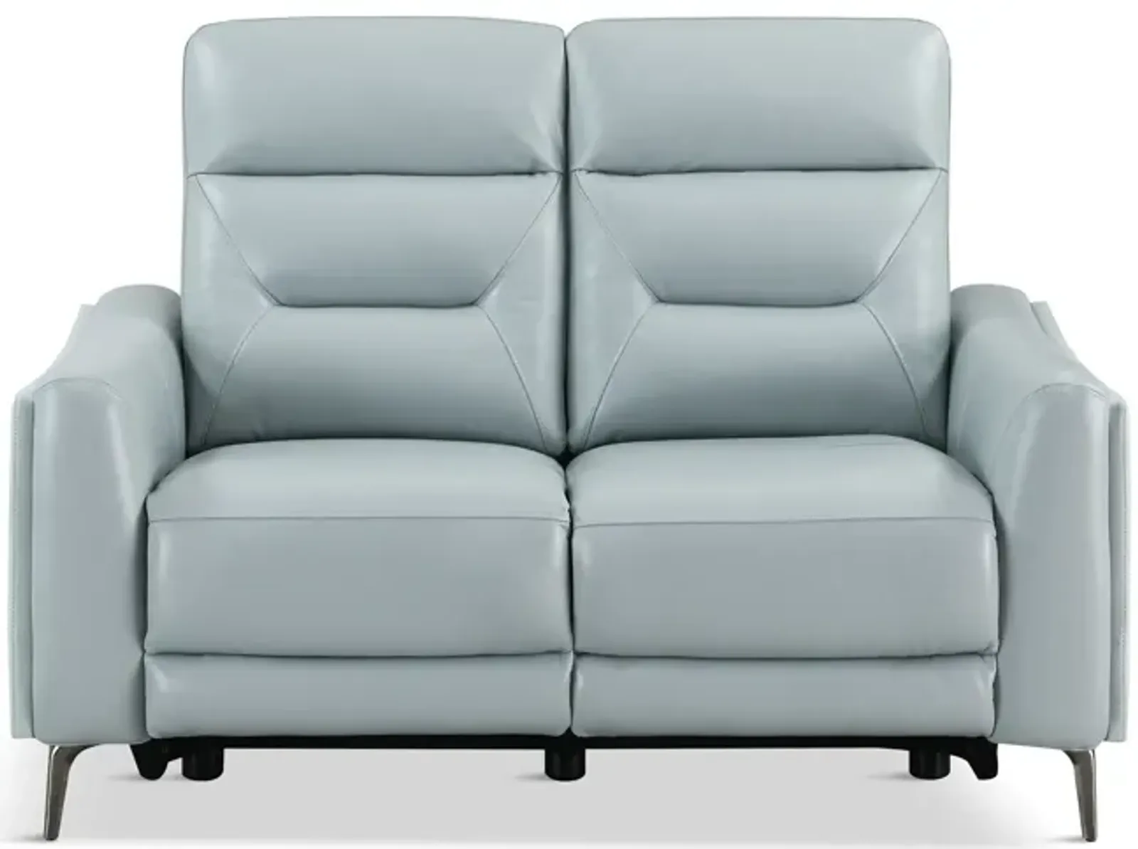 Rosita Power Reclining Loveseat - Aqua