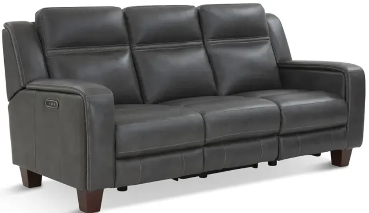 Hershal Leather Power Reclining Sofa