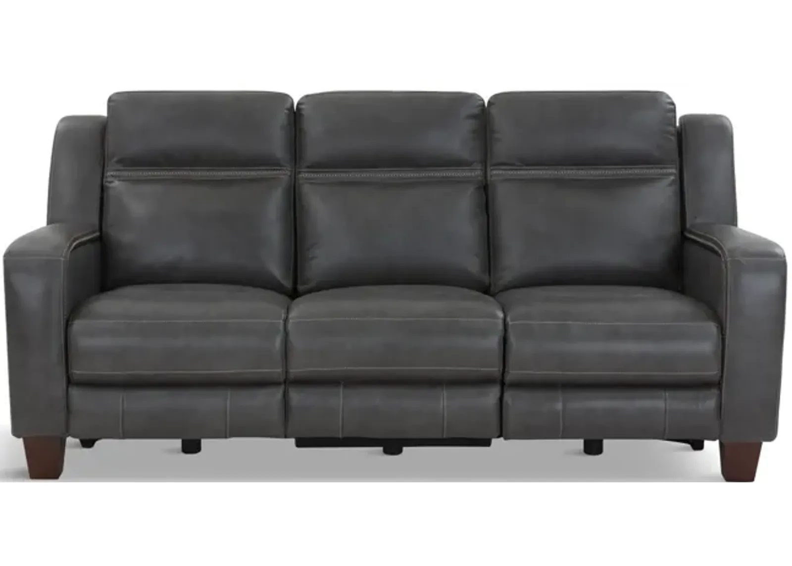 Hershal Leather Power Reclining Sofa