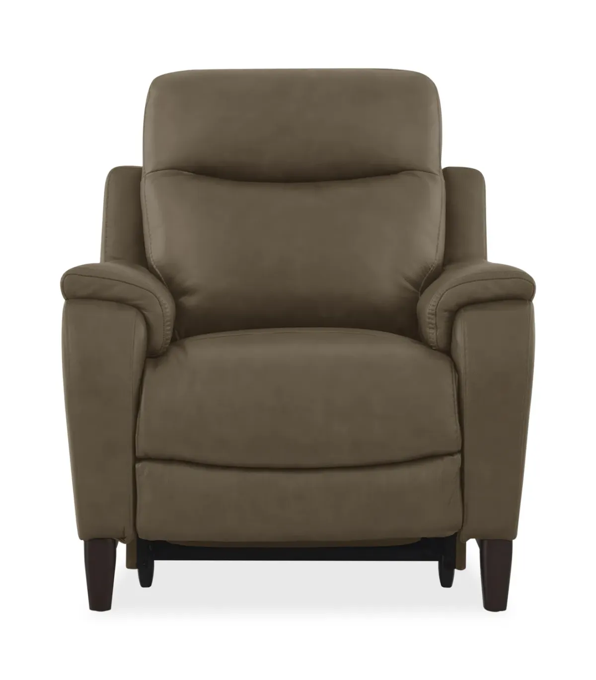 Atlas Leather Power Recliner - Sand