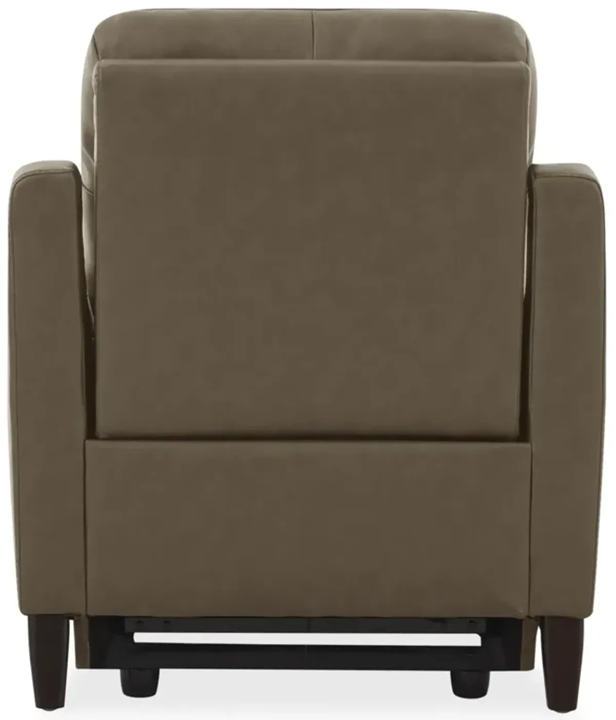 Atlas Leather Power Recliner - Sand