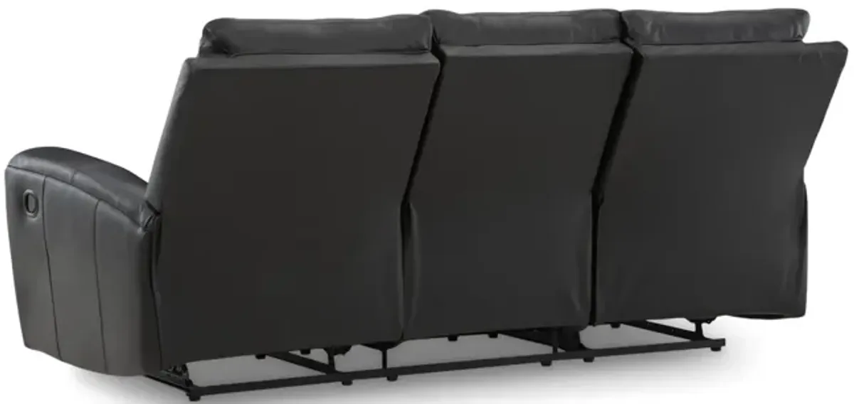 Yancy Leather Reclining Sofa