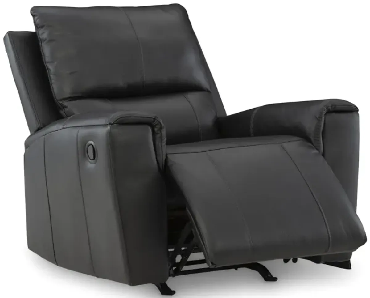 Yancy Leather Rocker Recliner