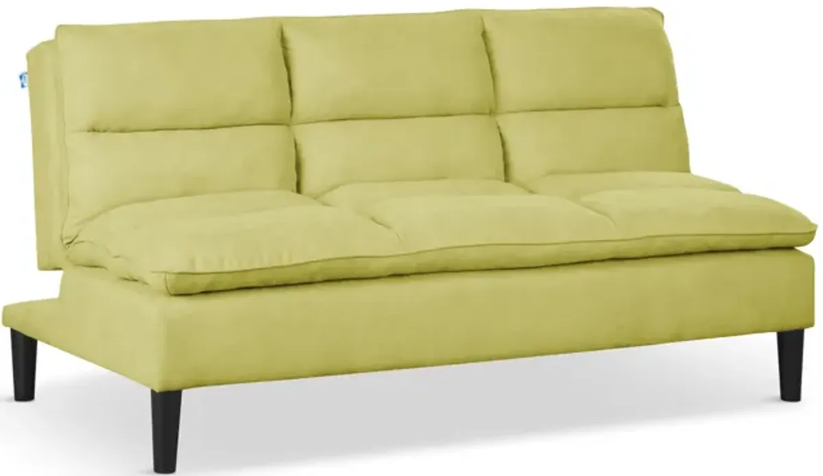 Pascal Convertible Sleeper Sofa - Chartreuse