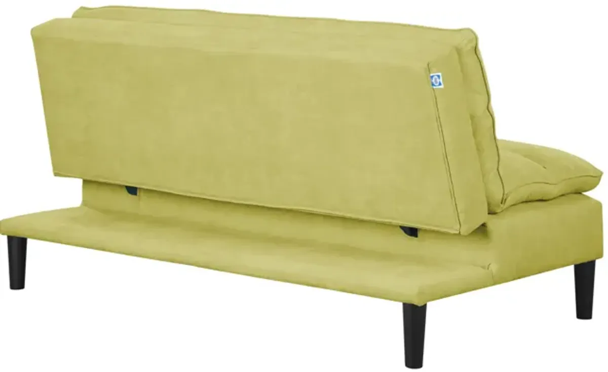 Pascal Convertible Sleeper Sofa - Chartreuse