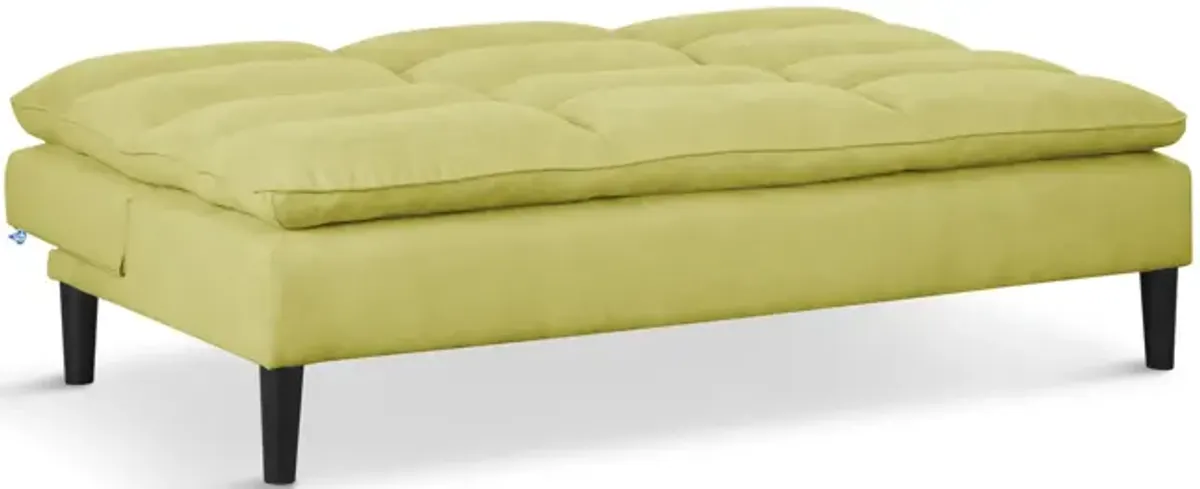 Pascal Convertible Sleeper Sofa - Chartreuse