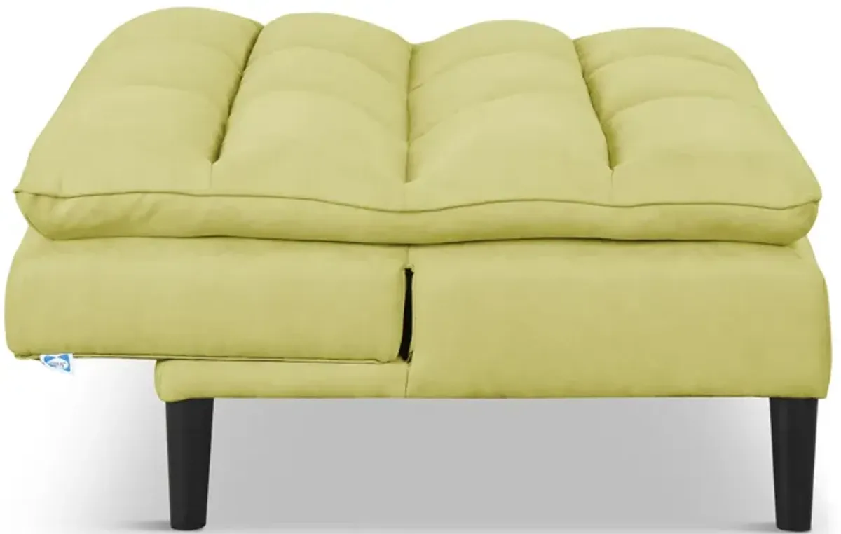 Pascal Convertible Sleeper Sofa - Chartreuse