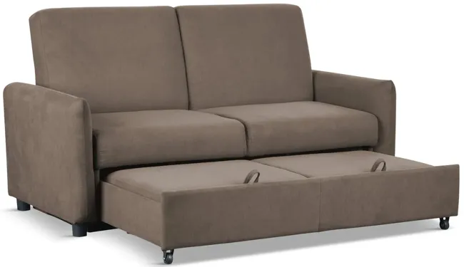 Priscilla Convertible Sleeper Sofa - Chocolate