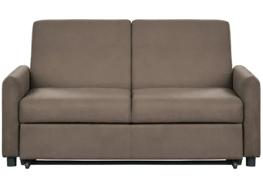 Priscilla Convertible Sleeper Sofa - Chocolate