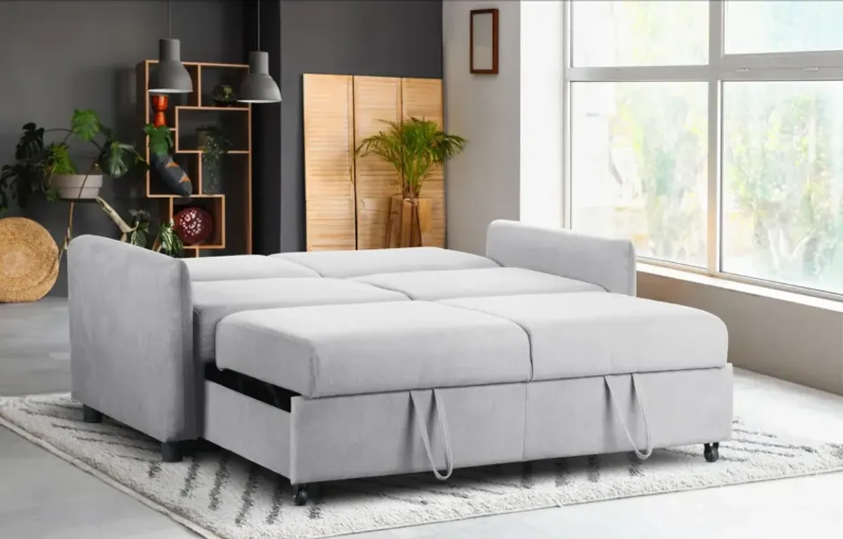 Priscilla Convertible Sleeper Sofa - Slate