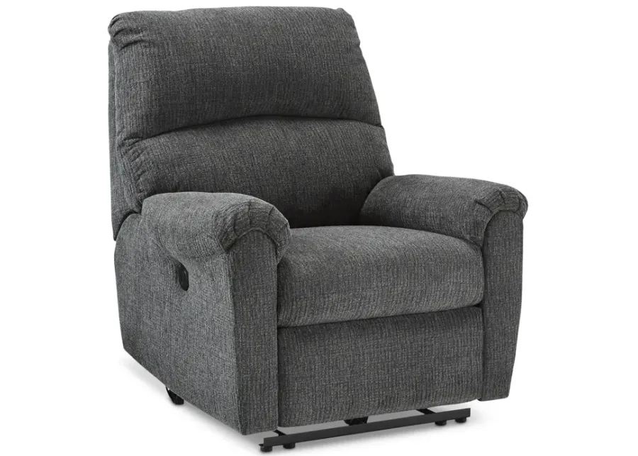 York Power Recliner - Charcoal