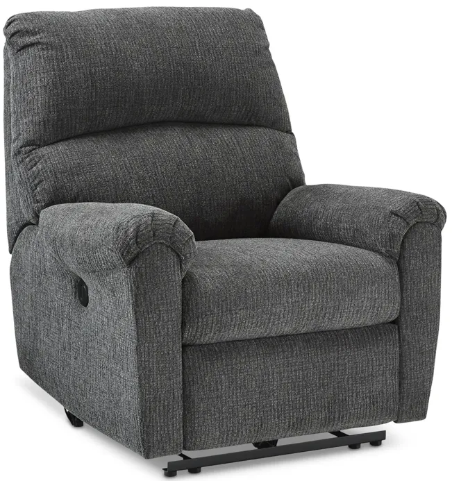 York Power Recliner - Charcoal